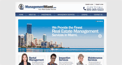 Desktop Screenshot of managementmiami.com